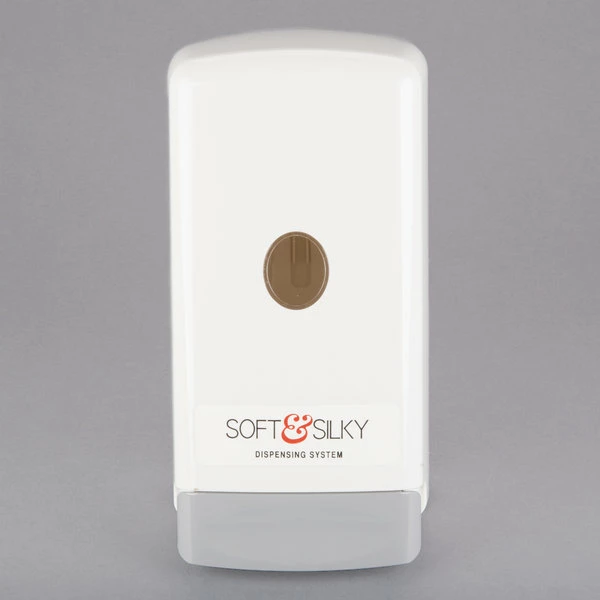 Kutol 9950ZPL Soft & Silky 800 ML Off White Bag-In-Box Hand Soap Dispenser 2 Kutol 9950ZPL Soft & Silky 800 ML Off White Bag-In-Box Hand Soap Dispenser - Image 2