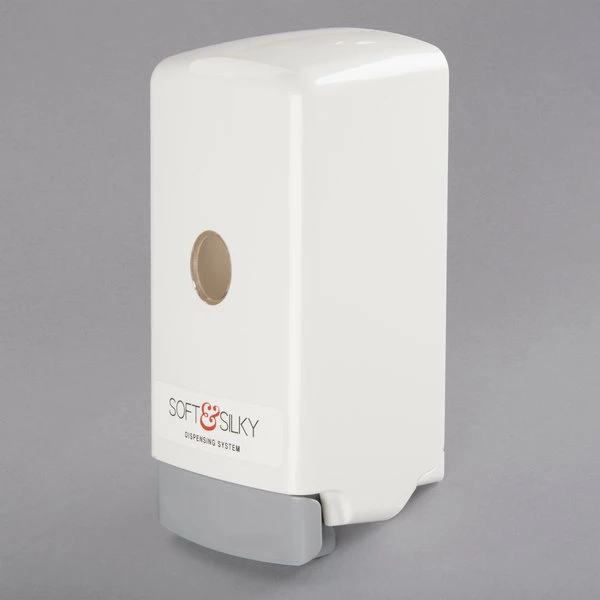 Kutol 9950ZPL Soft & Silky 800 ML Off White Bag-In-Box Hand Soap Dispenser 3 Kutol 9950ZPL Soft & Silky 800 ML Off White Bag-In-Box Hand Soap Dispenser - Image 3