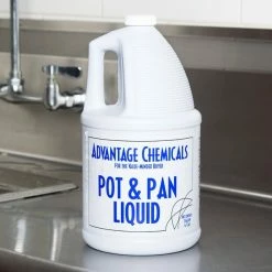 Advantage Chemicals 1 Gallon / 128 Oz. Pot & Pan Liquid Detergent