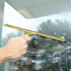 UngerĀ® Unger GS350 GoldenClip 14" Window Squeegee With Brass Handle