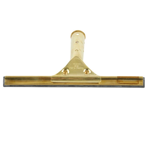 Unger® Unger GS250 GoldenClip 10" Window Squeegee With Brass Handle 2 Unger® Unger GS250 GoldenClip 10" Window Squeegee With Brass Handle - Image 2