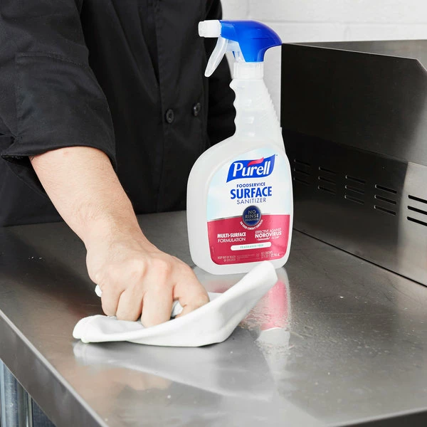 PURELL® Purell 3341-06-RTL 1 Qt. / 32 Oz. Fragrance Free Foodservice Surface Sanitizer 1 PURELL® Purell 3341-06-RTL 1 Qt. / 32 Oz. Fragrance Free Foodservice Surface Sanitizer