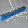 Carlisle 3621962414 Sweep Complete 24" Push Broom With Blue Unflagged Bristles And 60" Handle With Squeegee -GOJO Sale Online 1122815