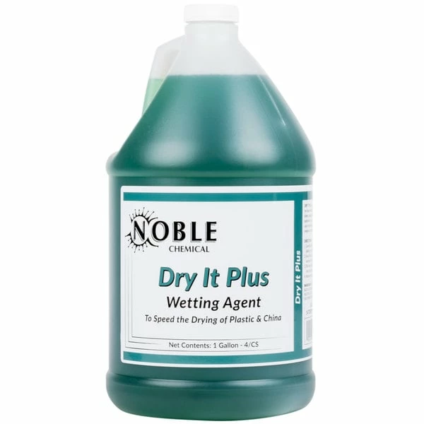 Noble Chemical Dry It Plus 1 Gallon / 128 Oz. Rinse Aid For High Temperature Dish Machines 2 Noble Chemical Dry It Plus 1 Gallon / 128 Oz. Rinse Aid For High Temperature Dish Machines - Image 2