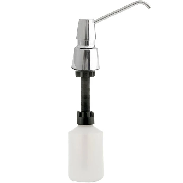 Bobrick B-82316 Chrome Counter Mount Push Button Foaming Soap Dispenser 1 Bobrick B-82316 Chrome Counter Mount Push Button Foaming Soap Dispenser