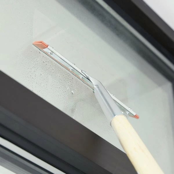 Carlisle 4007300 10" Window Squeegee With Double Rubber Blade 2 Carlisle 4007300 10" Window Squeegee With Double Rubber Blade - Image 2