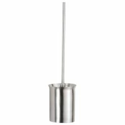 Bobrick B-5446 Toilet Bowl Brush And Holder With Bright Polish Finish