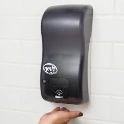 Novo By Noble Chemical Noble Chemical Novo Hybrid 30.4 Oz. (900 ML) Touchless Foaming Soap / Sanitizer Dispenser - 5 1/2" X 4" X 12"