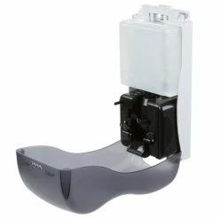 San Jamar SH900TBK Rely Pearl Black Hybrid Touchless Soap, Sanitizer, And Lotion Dispenser - 5 1/2" X 4" X 12" -GOJO Sale Online 1394959