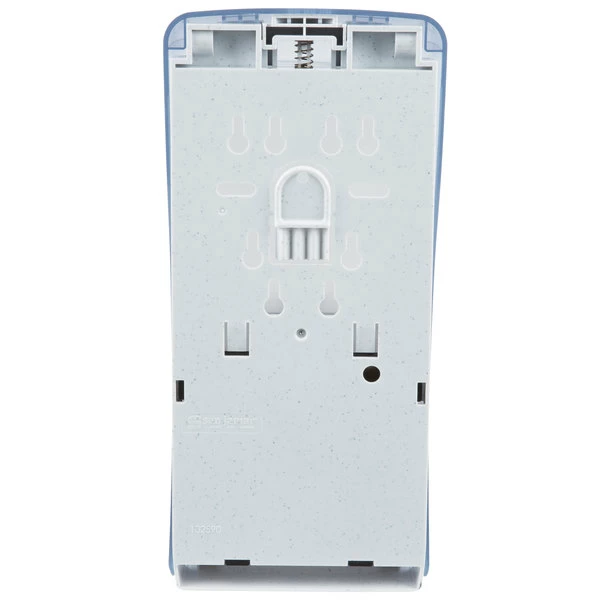 San Jamar SH900TBL Rely Arctic Blue Hybrid Touchless Soap, Sanitizer, And Lotion Dispenser - 5 1/2" X 4" X 12" 4 San Jamar SH900TBL Rely Arctic Blue Hybrid Touchless Soap, Sanitizer, And Lotion Dispenser - 5 1/2" X 4" X 12" - Image 4