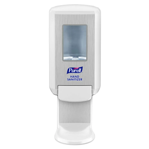 Purell® 5121-01 CS4 1200 ML White Manual Hand Sanitizer Dispenser With Wall / Floor Shield 1 Purell® 5121-01 CS4 1200 ML White Manual Hand Sanitizer Dispenser With Wall / Floor Shield