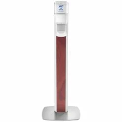 Purell® 7306-DS-MPL Messenger™ ES6 1200 ML White Automatic Hand Sanitizer Dispenser With Maple Panel Floor Stand