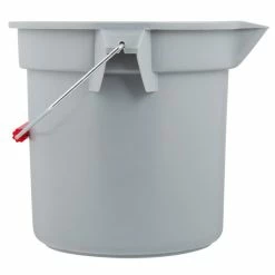 Rubbermaid FG261400GRAY BRUTE 14 Qt. Gray Round Bucket -GOJO Sale Online 1684285