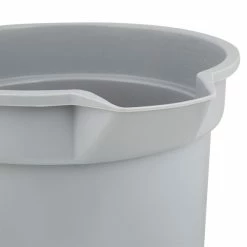 Rubbermaid FG261400GRAY BRUTE 14 Qt. Gray Round Bucket -GOJO Sale Online 1684286