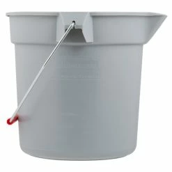 Rubbermaid FG296300GRAY BRUTE 10 Qt. Gray Round Bucket -GOJO Sale Online 1684299