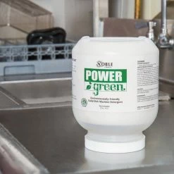 Noble Chemical 8 Lb. / 128 Oz. Power Green Environmentally Friendly Solid Dish Machine Detergent - 4/Case