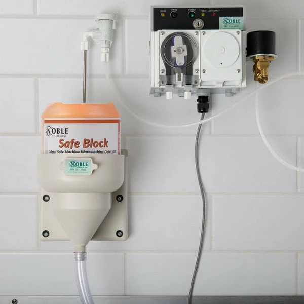 Noble Chemical Safe Block 8 Lb. / 128 Oz. Metal Safe Machine Warewashing Detergent - 4/Case 3 Noble Chemical Safe Block 8 Lb. / 128 Oz. Metal Safe Machine Warewashing Detergent - 4/Case - Image 3