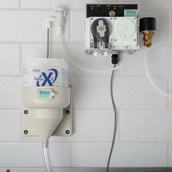 Noble Chemical Force X2 8 Lb. / 128 Oz. Solid Dish Machine Detergent - 2/Case 3 Noble Chemical Force X2 8 Lb. / 128 Oz. Solid Dish Machine Detergent - 2/Case - Image 3