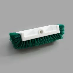 Carlisle 40422EC09 Sparta Spectrum 10" Hi-Lo Green Floor Scrub Brush With End Bristles