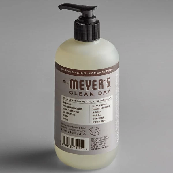 Mrs. Meyer's® Mrs. Meyer's Clean Day 651311 12.5 Oz. Lavender Scented Hand Soap With Pump - 6/Case 3 Mrs. Meyer's® Mrs. Meyer's Clean Day 651311 12.5 Oz. Lavender Scented Hand Soap With Pump - 6/Case - Image 3