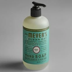 Mrs. Meyer's® Mrs. Meyer's Clean Day 651344 12.5 Oz. Basil Scented Hand Soap With Pump - 6/Case -GOJO Sale Online 1825323