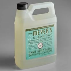 Mrs. Meyer's® Mrs. Meyer's Clean Day 651349 33 Oz. Basil Scented Hand Soap Refill - 6/Case -GOJO Sale Online 1825349
