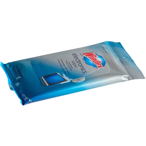 Windex 319248 25-Count Electronics Cleaner Wipes - 12/Case 2 Windex 319248 25-Count Electronics Cleaner Wipes - 12/Case - Image 2
