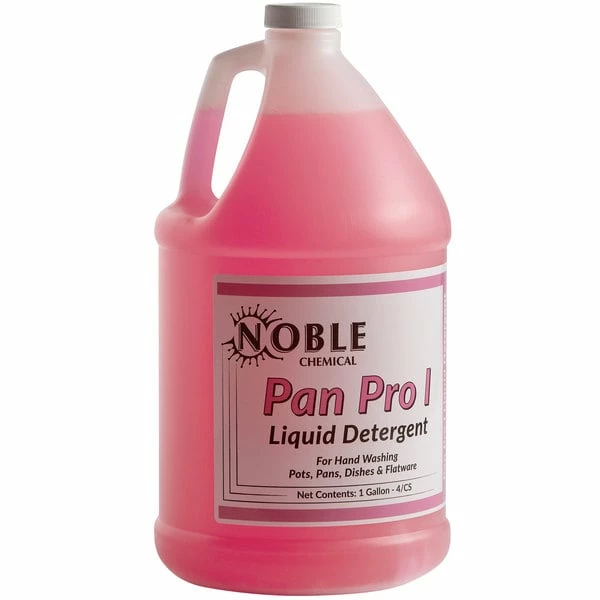 Noble Chemical Pan Pro I 1 Gallon / 128 Oz. Pot & Pan Soap 2 Noble Chemical Pan Pro I 1 Gallon / 128 Oz. Pot & Pan Soap - Image 2