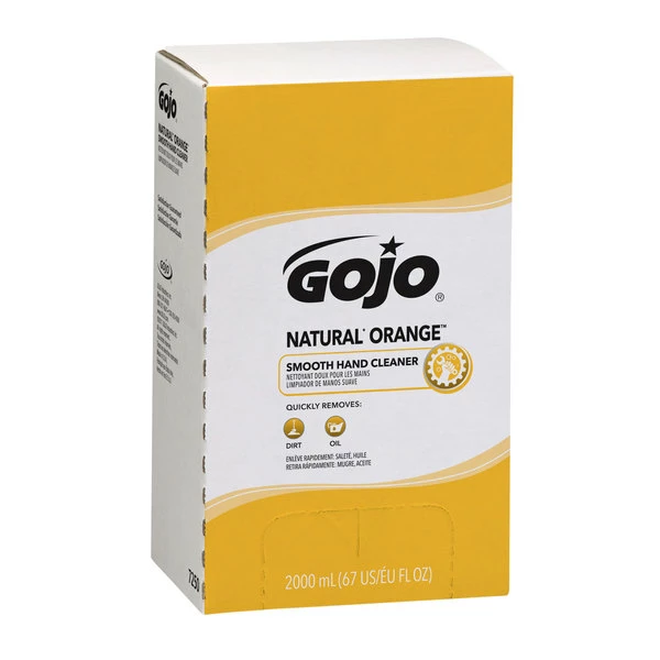 GOJO® 7250-04 TDX 2000 ML Natural Orange Smooth Hand Cleaner - 4/Case 1 GOJO® 7250-04 TDX 2000 ML Natural Orange Smooth Hand Cleaner - 4/Case