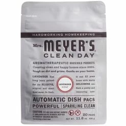 Mrs. Meyer's® Mrs. Meyer's Clean Day 306685 20-Count Lavender Dishwasher Pac - 6/Case