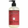 Mrs. Meyer's® Mrs. Meyer's Clean Day 652199 12.5 Oz. Rhubarb Scented Hand Soap With Pump - 6/Case -GOJO Sale Online 1917891