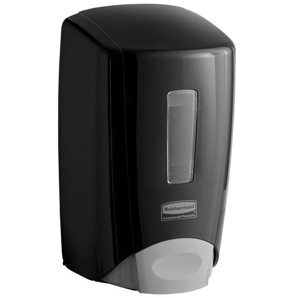 Rubbermaid 3486590 Flex™ 500 ML Black Manual Soap Dispenser 2 Rubbermaid 3486590 Flex™ 500 ML Black Manual Soap Dispenser - Image 2