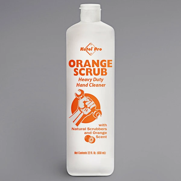 Kutol Pro 4984 Orange Scrub Orange Scented Heavy-Duty Hand Cleaner With Natural Scrubbers 22 Oz. Squeeze Bottle 1 Kutol Pro 4984 Orange Scrub Orange Scented Heavy-Duty Hand Cleaner With Natural Scrubbers 22 Oz. Squeeze Bottle