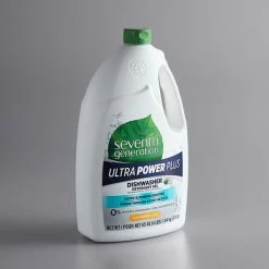 Seventh Generation 22929 65 Oz. Ultra Power Plus Citrus Dishwasher Detergent Gel - 6/Case