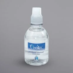 Covi Clean 80048 CoviGel 8 Oz. Bottle Gel Hand Sanitizer With Flip-Up Spout - 24/Case