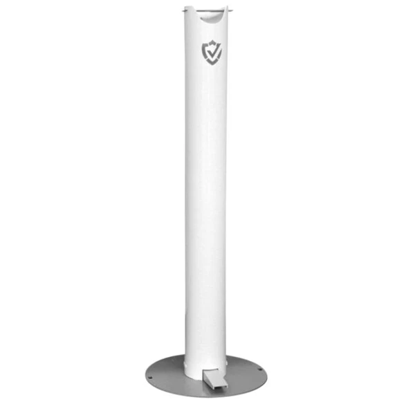 Controltek USA Controltek 565190 Shield 39 5/16" Pedal Activated Aluminum Hand Sanitizer Dispenser 1 Controltek USA Controltek 565190 Shield 39 5/16" Pedal Activated Aluminum Hand Sanitizer Dispenser