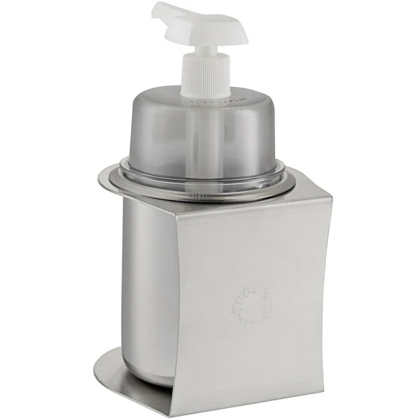 Steril-Sil CHS-1-DCHP 30 Oz. Stainless Steel Refillable Hand Soap / Sanitizer Dispenser 3 Steril-Sil CHS-1-DCHP 30 Oz. Stainless Steel Refillable Hand Soap / Sanitizer Dispenser - Image 3