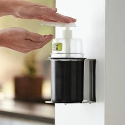 Steril-Sil CHS-1-PCBLACK-DCHP 30 Oz. Black Refillable Hand Soap / Sanitizer Dispenser -GOJO Sale Online 2081658