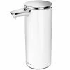Simplehuman ST1045 9 Oz. White Stainless Steel Soap / Sanitizer Dispenser With Touchless Sensor Pump 9 Simplehuman ST1045 9 Oz. White Stainless Steel Soap / Sanitizer Dispenser With Touchless Sensor Pump -GOJO Sale Online 2082400