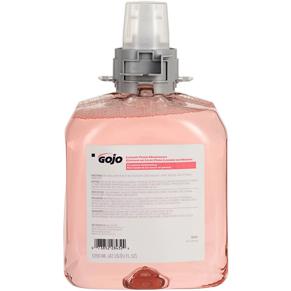 GOJO® 5161-04 FMX Luxury 1250 ML Cranberry Foaming Hand Soap 2 GOJO® 5161-04 FMX Luxury 1250 ML Cranberry Foaming Hand Soap - Image 2