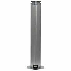 Tellier SHPX Freestanding Stainless Steel Hand Sanitizer Dispenser With Foot Pedal