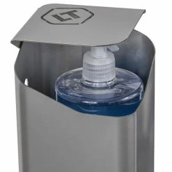 Tellier SHPX Freestanding Stainless Steel Hand Sanitizer Dispenser With Foot Pedal -GOJO Sale Online 2104825
