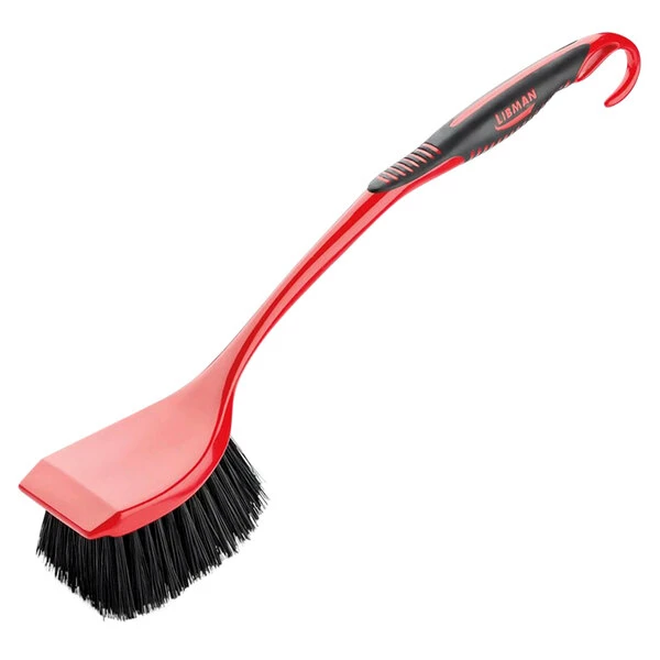 The Libman Company Libman 522 Red Long Handle Utility Brush - 6/Pack 1 The Libman Company Libman 522 Red Long Handle Utility Brush - 6/Pack