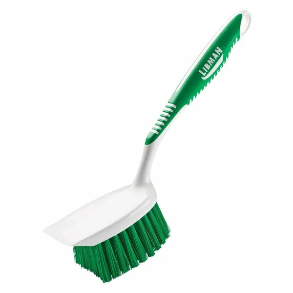The Libman Company Libman 54 White Short Handle Utility Brush - 6/Pack 1 The Libman Company Libman 54 White Short Handle Utility Brush - 6/Pack