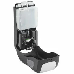 San Jamar SHF970BKSS Summit Rely Black Hybrid Automatic Foam Hand Soap And Sanitizer Dispenser - 5 1/2" X 4" X 12" 9 San Jamar SHF970BKSS Summit Rely Black Hybrid Automatic Foam Hand Soap And Sanitizer Dispenser - 5 1/2" X 4" X 12" -GOJO Sale Online 2123500