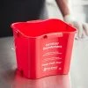San Jamar KPP196RD 6 Qt. Red Sanitizing Kleen-Pail Pro Bucket 4 San Jamar KPP196RD 6 Qt. Red Sanitizing Kleen-Pail Pro Bucket -GOJO Sale Online 2131170