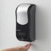 San Jamar SH970BKSS Summit Rely Black Hybrid Automatic Hand Soap, Sanitizer, And Lotion Dispenser - 5 1/2" X 4" X 12" 3 San Jamar SH970BKSS Summit Rely Black Hybrid Automatic Hand Soap, Sanitizer, And Lotion Dispenser - 5 1/2" X 4" X 12" -GOJO Sale Online 2135240