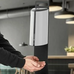 Lavex Janitorial White 850 ML Automatic Liquid Soap / Sanitizer Dispenser