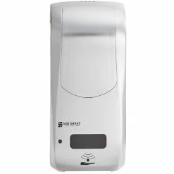 San Jamar SHF970SS Summit Rely Silver Hybrid Automatic Foam Hand Soap And Sanitizer Dispenser - 5 1/2" X 4" X 12" -GOJO Sale Online 2152758