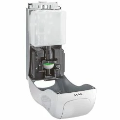 San Jamar SHF970SS Summit Rely Silver Hybrid Automatic Foam Hand Soap And Sanitizer Dispenser - 5 1/2" X 4" X 12" -GOJO Sale Online 2152759